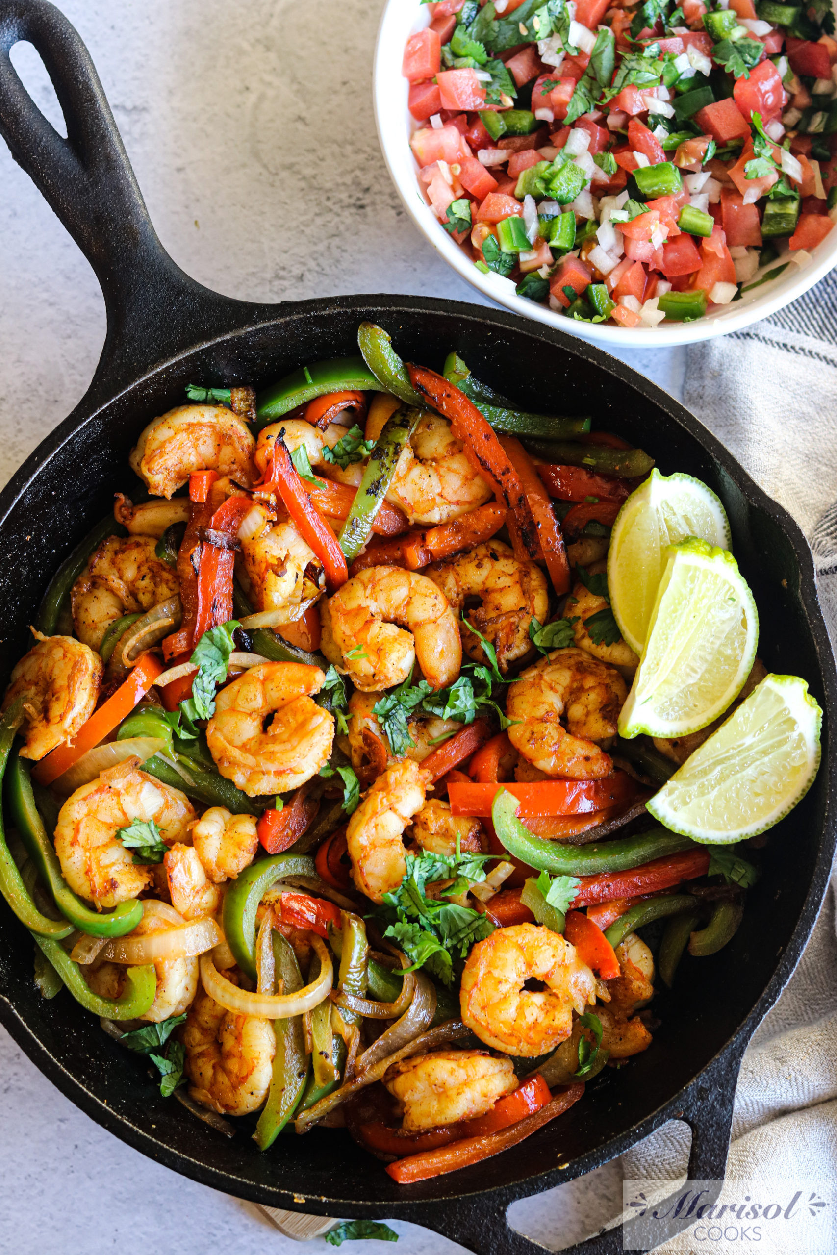 Shrimp Fajita Skillet – Marisol Cooks