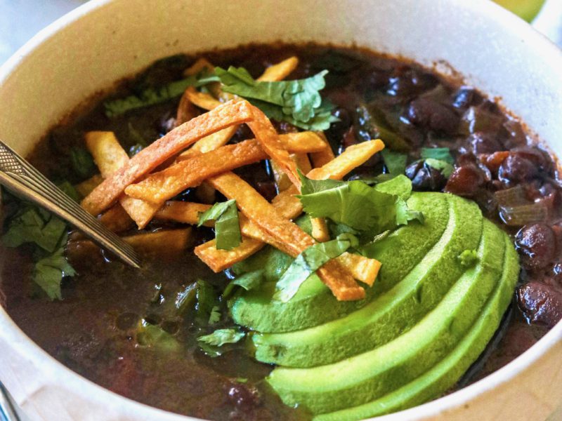 Spicy Black Bean Soup