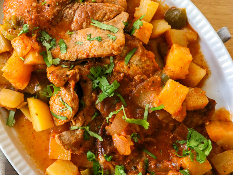 Pork Chops and Potatoe Stew