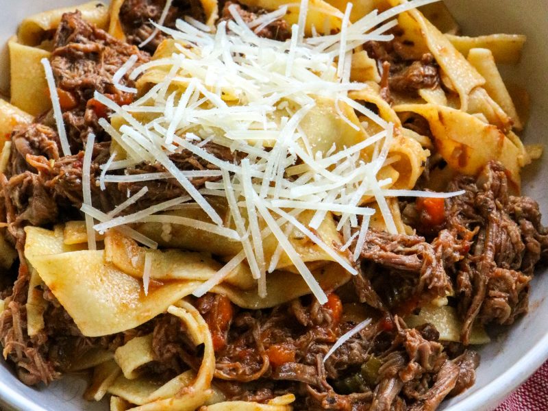 Easy Beef Ragu with Pappardelle